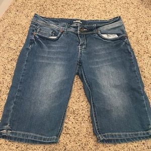 Juniors jean shorts